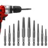 Mesee 10 Pcs Damaged Screw Extractor Set, Screw Extractor, 1/4