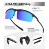 ANYLUV Polarized Sunglasses-for-Men Sunglasses Men: Carbon Fiber Sunglasses with UV400