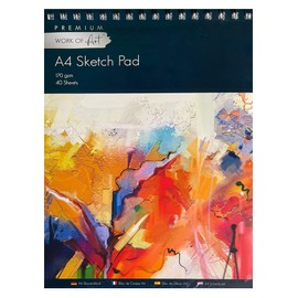 EasyNote A4 artists sketch pad - 170gsm cartridge paper
