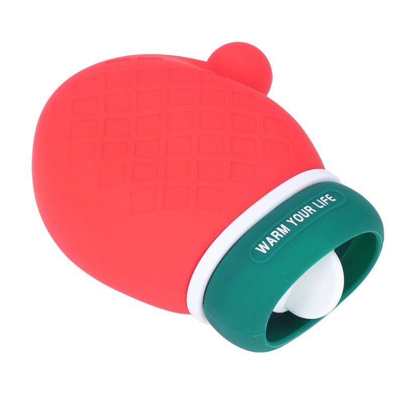 Silicone Hand Warmer Water Leakage Resistance Scaldproof Christmas Hat Gloves