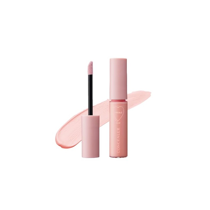 WHOMEE Liquid Concealer (Pink Beige, Product Length 3.6 inches (9.2