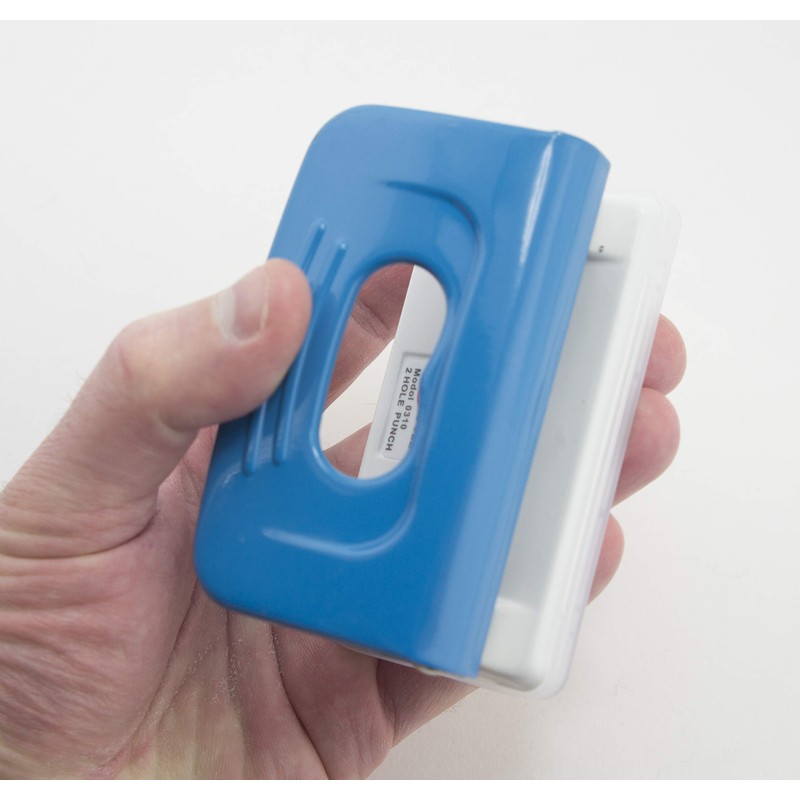NO.310 Portable Paper Punch 2- Hole Punch, Capacity 10 x