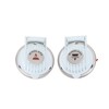 Rubber + Stainless Steel Windlass Foot Switch, 2pcs Windlass Foot