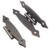 Kyuionty 12 Pack H-Shape Cabinet Hinges, Hammercraft Flush Door Hinge