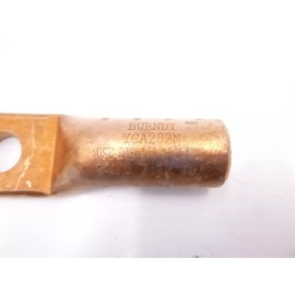 Burndy YCA282N Copper Compression Lug 4/0AWG Two Hole