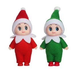 POPOYU Christmas Elf Figures, Mini Elves, Christmas Elf Doll, Christmas Elves, Christmas Small Gifts, Doll Toy for Girls, Boys, Gift, Little Elf Doll Toy for Boys and Girls