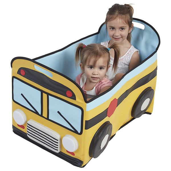 ECR4Kids SoftZone My Safe Space Toy School Bus for Kids