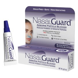 NasalGuard NasalGuard Cold & Flu Gel Year-Round Solution for Blocking Allergens Symptoms, White, 3 Oz, Unscented, 150 Count