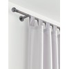 GARDINIA Bracket with Mounting Plate for Curtain Rods, 1-Rod Holder,