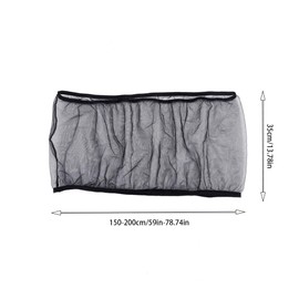2Pcs Bird Cage Cover Mesh Netting,Nylon Mesh Net Cover,Universal Birdcage Dust Guard and Splash Proof Cloth, Elastic Fit, Lightweight, Breathable, Easy to Clean,Bird Cage Accessories（White+Black）