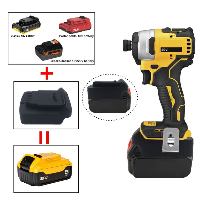 Battery Adapter Converter Dock Power Connector Conversion Tool for 18V