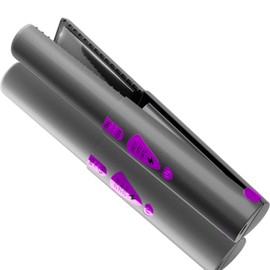 Cordless Hair Straightener, Portable for Women, Mini Negative Ion Straightener with Safety Lock for Travel, Rechargeable Straightener for All Hair Types, Fast Heating 3 Temperature Settings