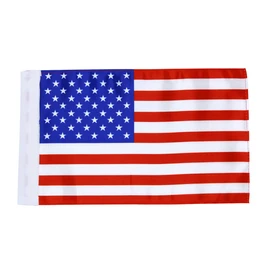 Motorcycle Flag 6x9 Motorcycle American Flag 6" x 9" Replacement Motorcycle US Flag Double Sided Sewing UV Coated Mini Flag