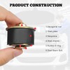 ZNDAW 4 PCS Rubber Expansion Plug, Expandable Freeze Plugs Fit