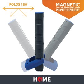 LED Inspection Light with Hanger | Portable LED Worklight with Adjustable Hanger - Perfect for Mechanics, DIYers, and Electricians in Low-Light or Tight Spaces | 217mm x 57mm x 29mm