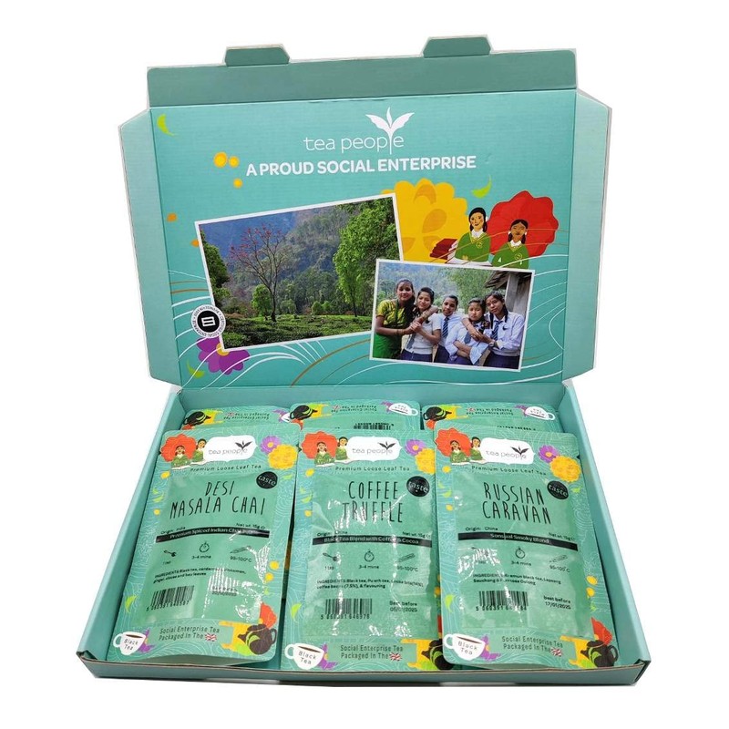 Tea People All Blacks, Starter Pack Containing Sachets Of 6