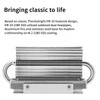 Thermalright HR10 2280 SSD Heatsink Cooling,Double-Sided Heat Sink,4×5mm Heatpipes, with