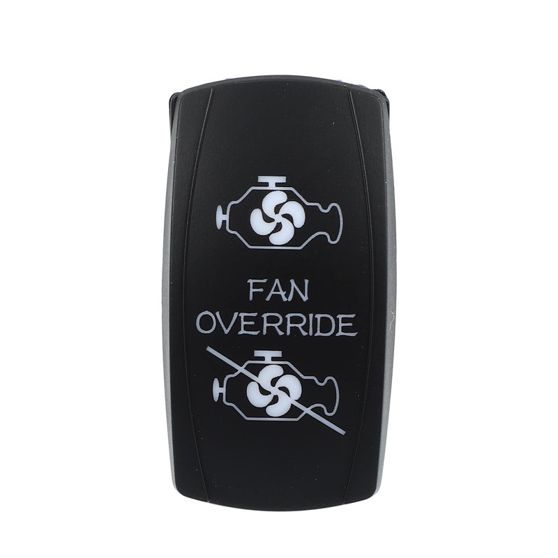 X AUTOHAUX Fan Override Rocker Switch 5Pin On-Off Blue LED
