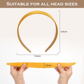 Tyfthui 10 Pcs Headbands, Fashionable Hair Hoops, DIY Headband Accessories for Women and Girls