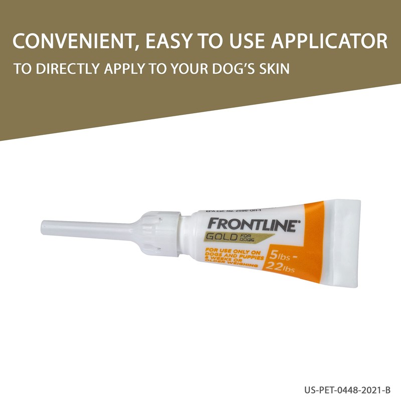 FRONTLINE Gold Flea & Tick Treatment for Small Dogs Up