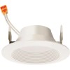 Juno 4" Retrofit LED Recessed Downlight, White Baffle Trim | 2700k 650 lumen