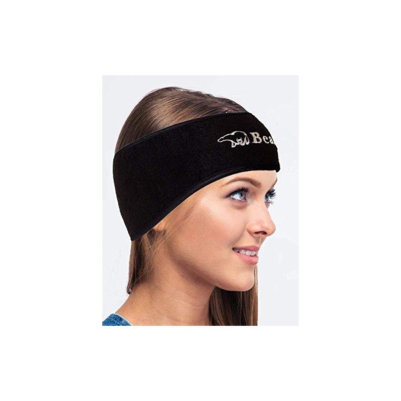Bear Fleece Ear Warmer Headband - Full Ear Coverage -