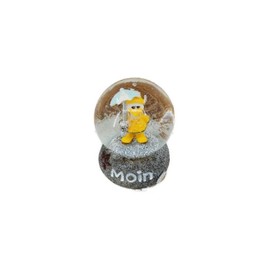 Moin Snow Globe with Raincoat Seagull, 6 x 5.5 x 6 cm, Polyresin