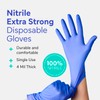 OWELL® Blue Medical Exam Nitrile Gloves Medium – 100 Count