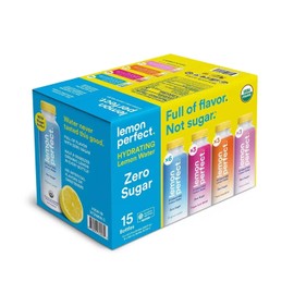 Lemon Perfect Flavored Water Variety Pack, 15.2 Fluid Ounce (Pack of 15)