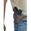 Barsony Brown Leather Quick Slide Holster for HK USP Compact