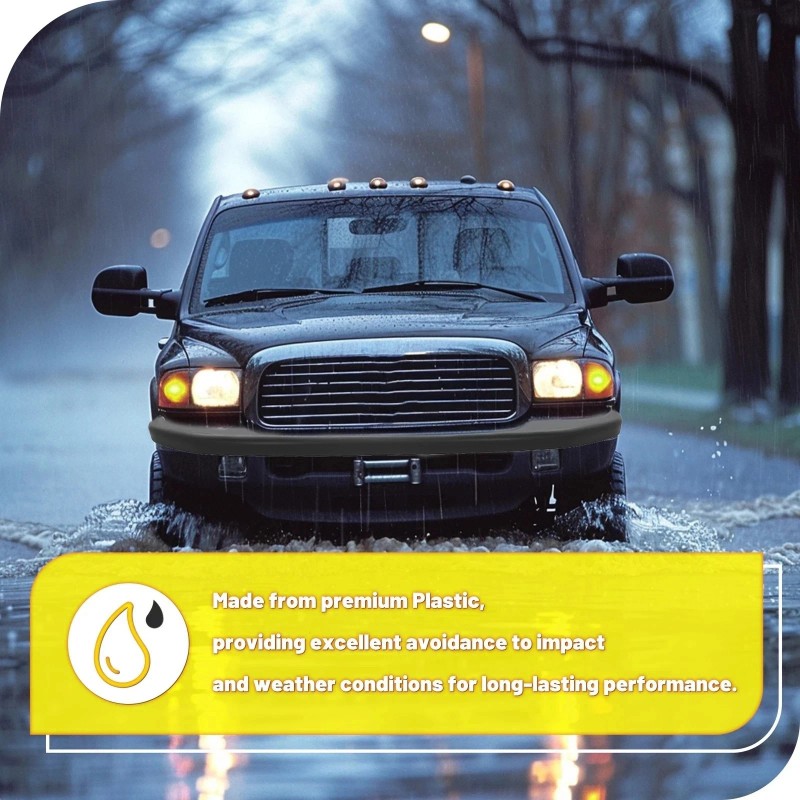 HECASA New Front Bumper Upper Cover For Dodge Ram 1500