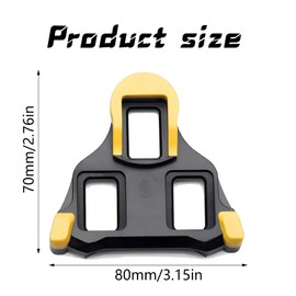 2 Pcs Cleats for Cycling Shoes,SPD Cleats for Cycling Shoes, Cleats Set, Anti-Slip, Durable High-Performance Pedal Cleats for Road & Indoor Cycling