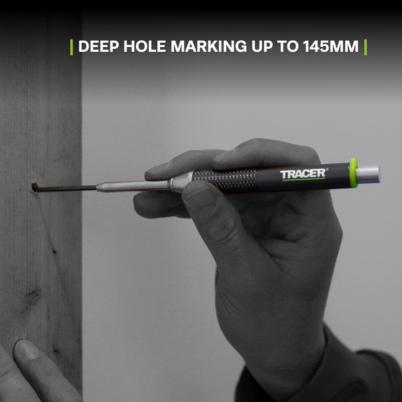 Tracer Pro Series Aluminium Deep Hole Construction Pencil with 6
