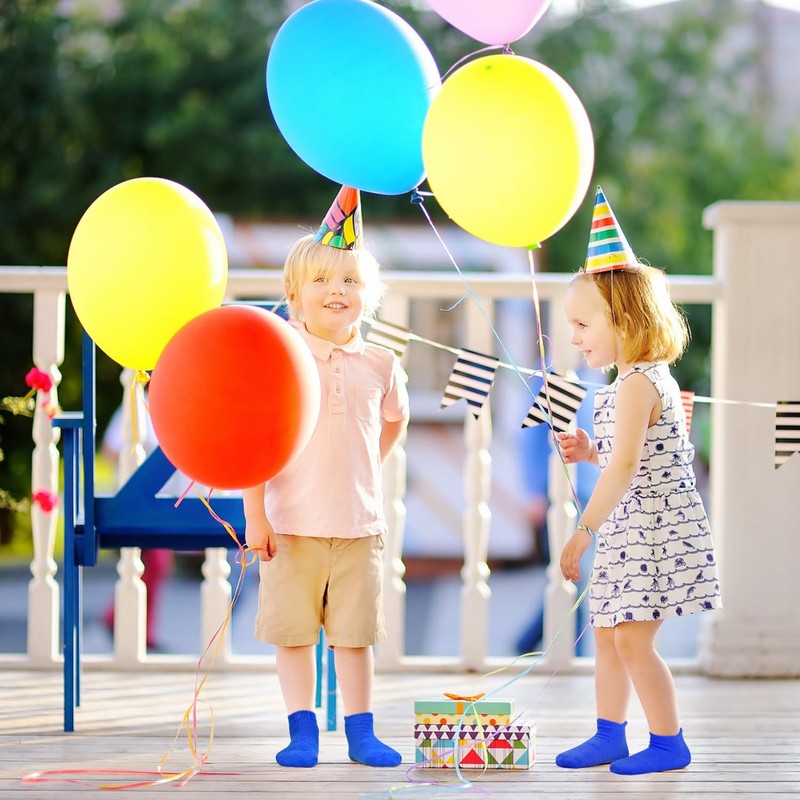 ELUTONG Non Slip Toddler Socks 12 Pairs Ankle Socks with