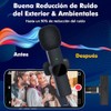 Lostrain Micrófono Lavalier Inalámbrico para iPhone, Mini Microfono para Celular