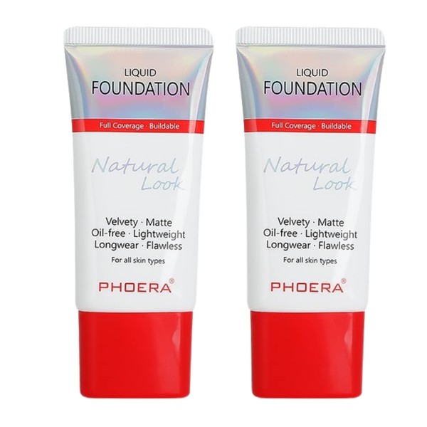 Glamza Phoera Foundation Full Coverage Makeup Set - 24hr Long