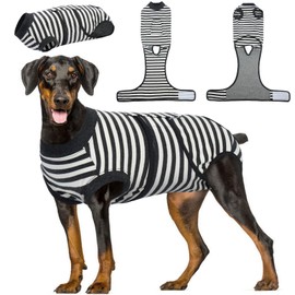 Kuoser Dog Bodysuit After Op, Surgical Body Dog Cat Bodysuit, Dog Bodysuit After Castration Male, Breathable Dog Body After Surgery, E-Collar Alternative After Dog Body Surgery, Anti-Wound Licking