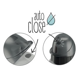 Emsa Kinder-Trinkflasche 518130 | 600 ml | Sicherheitsverschluss | 100 % dicht | BPA frei | Teens Birdy Bow | Tritan, Vogel, 7.5 x 7.5 x 21.4 cm