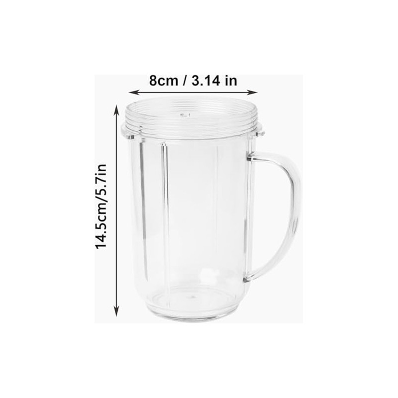 2pack Short Cup for Magic Bullet Blender
