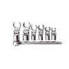 4LIFETIMELINES 3/8" Drive Crow's Feet Adjustable Flare Nut Sockets, 6