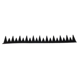 Warhawk/Mohawk Rubber Uneven Spikes Helmet Accessory Piece (Helmet Not Included)