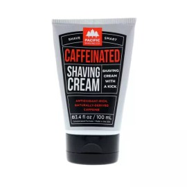 Pacific Shaving Company 퍼시픽 면도 회사 카페인 함유 크림 - 시어 버터 스피어민트 수분 공급 발적 감소 자극 없는 위한 깨끗한 [Natural] Pacific Shaving Company Caffeinated Cream - Shea Butter Spearmint Hydrating Redness Reduction Non-Irritating Clean [Natural]