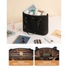 LOVEVOOK Women's Laptop Bag, black