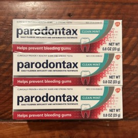 parodontax toothpaste 6 pack travel size 0.8 oz clean mint expired 2020