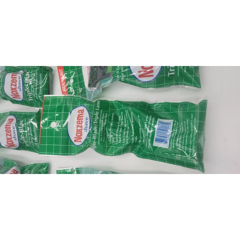 Blade Noxzema Disposable Razors Triple Blade 20-Razors/10-packs of2each Sealed