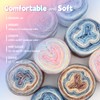 Katech Ombré Yarn for Crocheting-Gradient Cake Yarn-4x100g 60% Cotton 30%