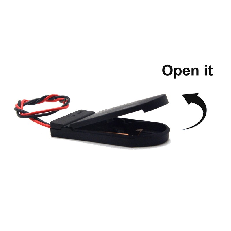 LampVPath (Pack of 6 CR2032 Battery Holder Coin Cell Holder