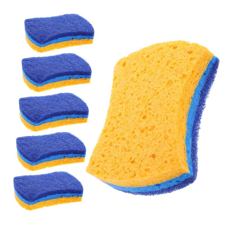 Ipetboom 2sets 6pcs Multi Use Kitchen Sponges Durable Cleaning Accessories