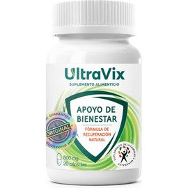 ULTRAVIX Suplemento Alimenticio 100% Natural (20 cápsulas) | Romero, Orégano, Ajo, Cardio Marino, Colageno