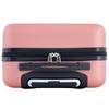 Travelers Club Harper Luggage, Rose Gold, 20-Inch Carry-On